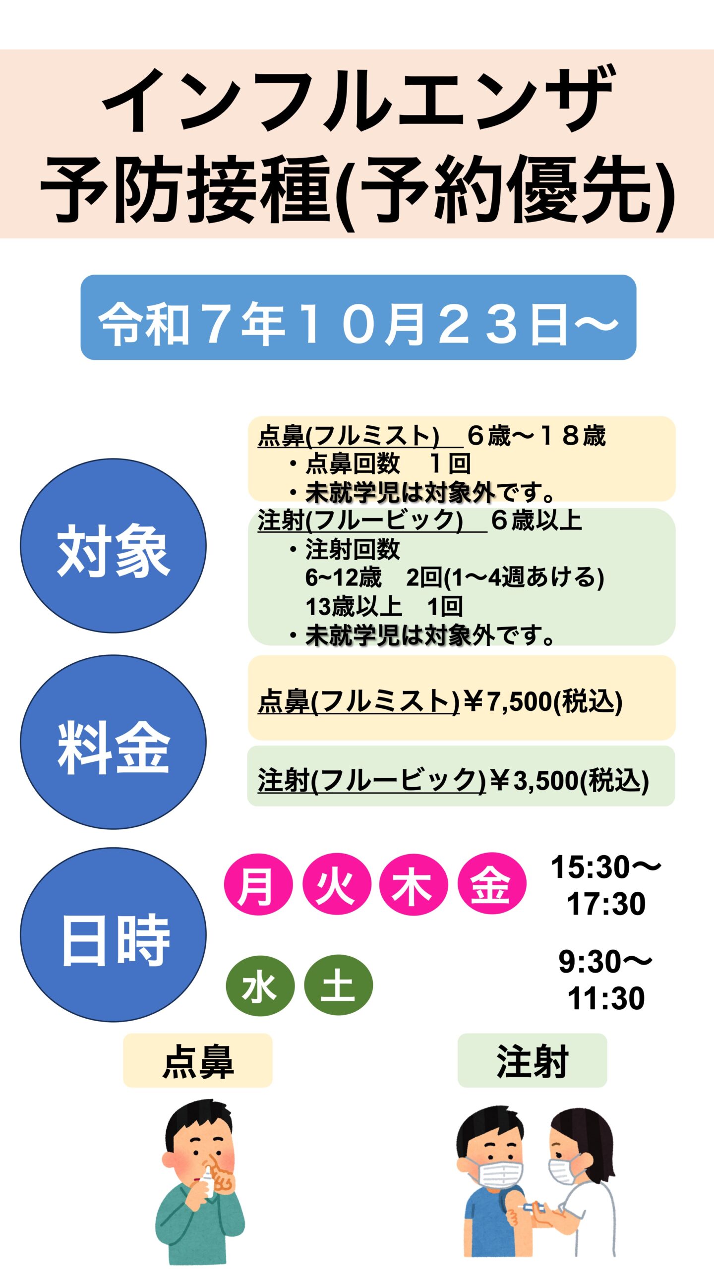 予防接種（ワクチン）について - ひろさきレインディアクリニック